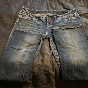 Vigoss Dark Blue Straight Leg Jeans